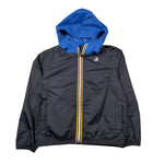 K-Way Giubbino Tinta Unita con Zip E Cappuccio In Contrasto per Bambina K81253WX NERO K-WAY 