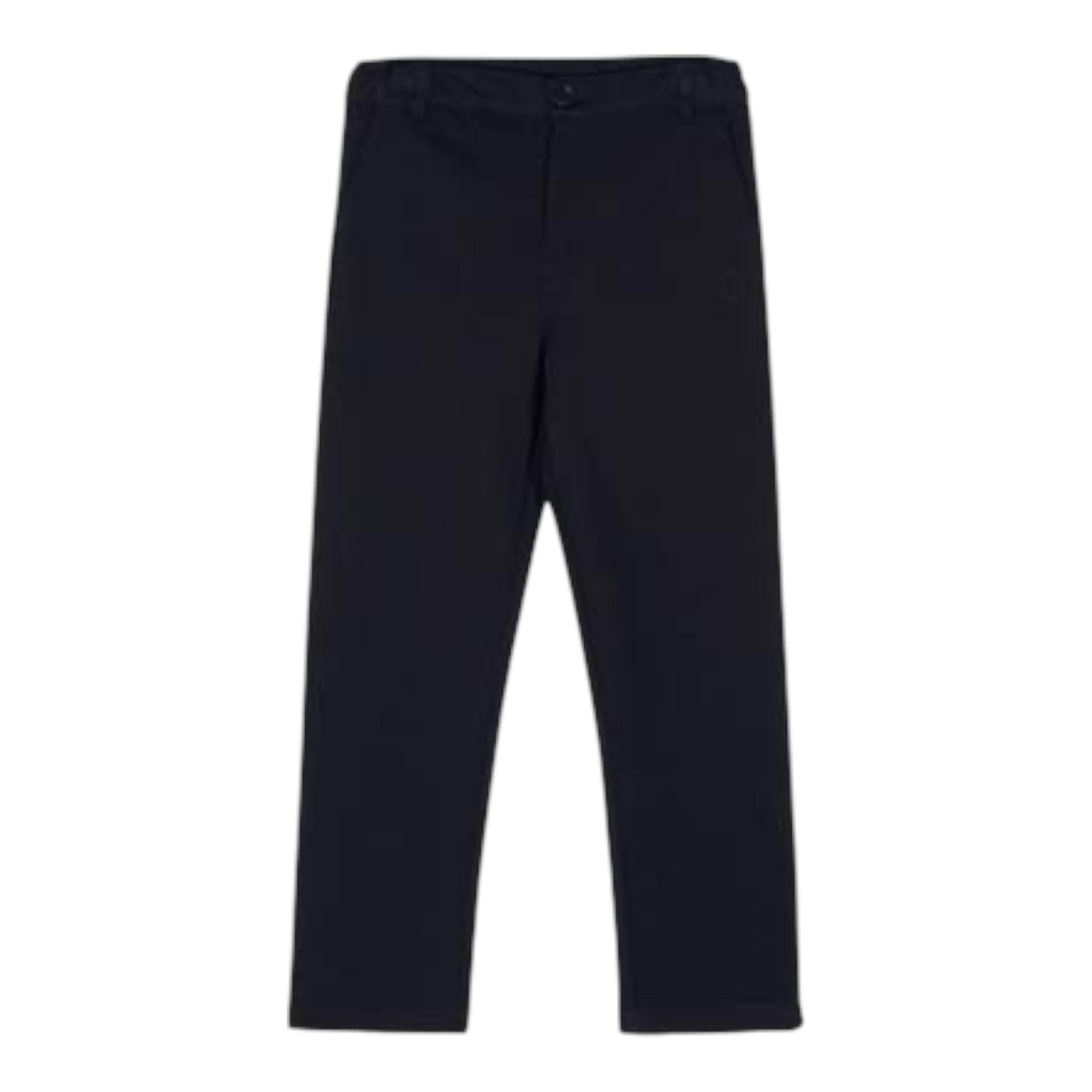 TRUSSARDI pantalone tinta unita con girovita regolabile Blu per Neonato TIA24131PA BLU TRUSSARDI 