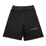 Hinnominate Leggins Ciclista Tinta Unita Con Stampa Logo Nero Per Bambina