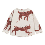 PLAY UP shirt girocollo tinta unita con stampa Panna per Neonato PA011AP11007N PANNA PLAY UP 