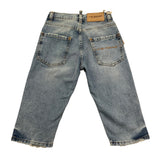 I'M Brian Jeans Tinta Unita con Strappi per Bambino ALEXJ AZZURRO I'M BRIAN 