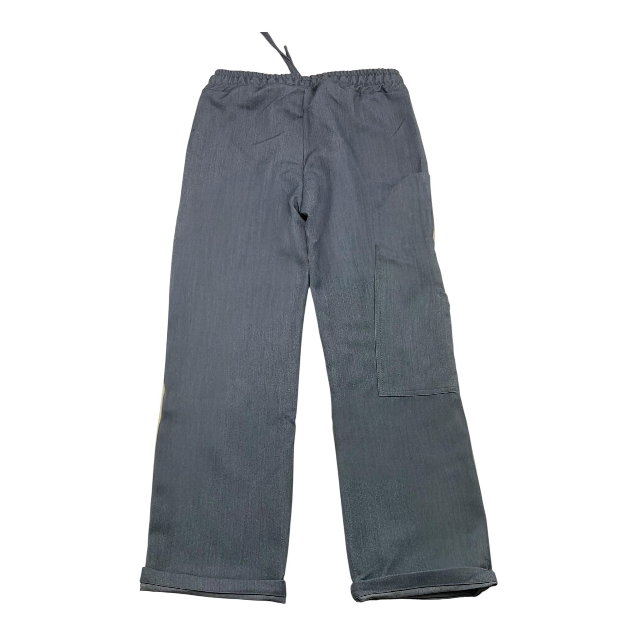 NAZARENO GABRIELLI pantalone tinta unita con elastico in vita Azzurro per Bambino NG3408 AZZURRO NAZARENO GABRIELLI 