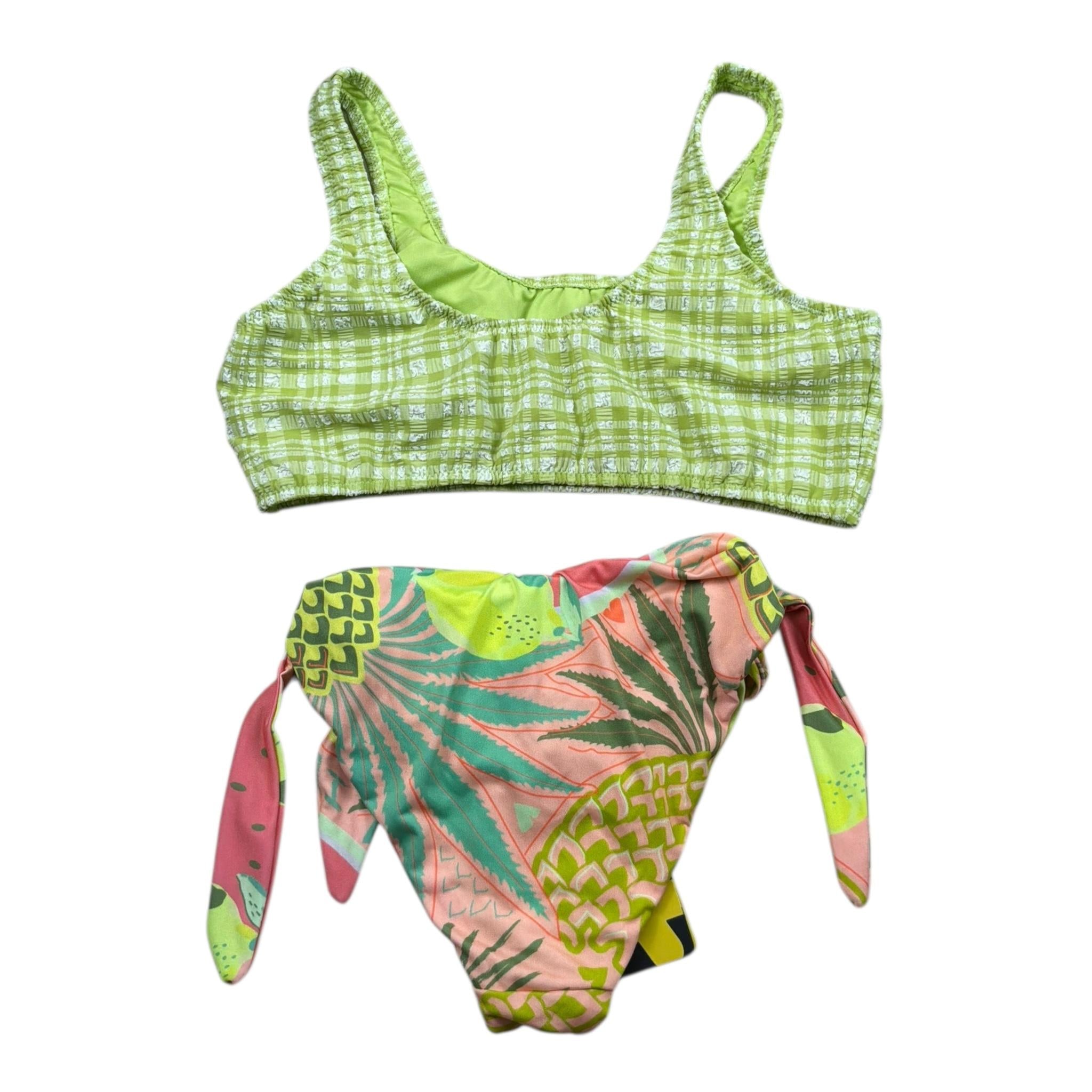 F**K Costume 2 Pezzi Slip-Fascia per Neonata FJ25G1D02UAX20 VERDE F**K 