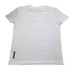 Bikkembergs T-Shirt Girocollo Tinta Unita con Stampa per Bambino BK3169 BIANCO BiKKEMBERGS 