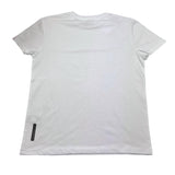 Bikkembergs T-Shirt Girocollo Tinta Unita con Stampa per Bambino BK3169 BIANCO BiKKEMBERGS 