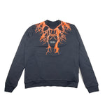 PHOBIA ARCHIVE felpa girocollo tinta unita con stampa Nero per Bambino PHK00628 NERO PHOBIA ARCHIVE 