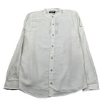Never Too Camicia Manica Lunga tinta unita Collo Coreano Panna per Bambino 1988 PANNA NEVER TOO 