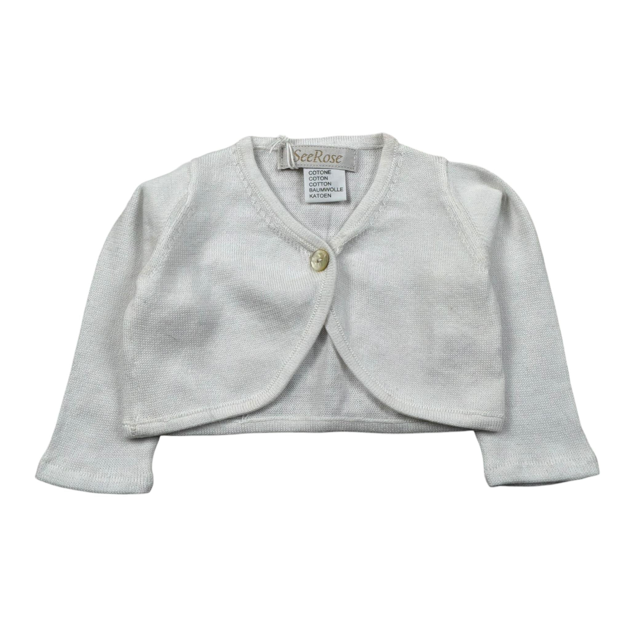 Seerose Coprispalle Tinta Unita per Neonata COPR BIANCO SEEROSE 