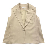 Fun & Fun Gilet Tinta Unita  Beige Per Bambina