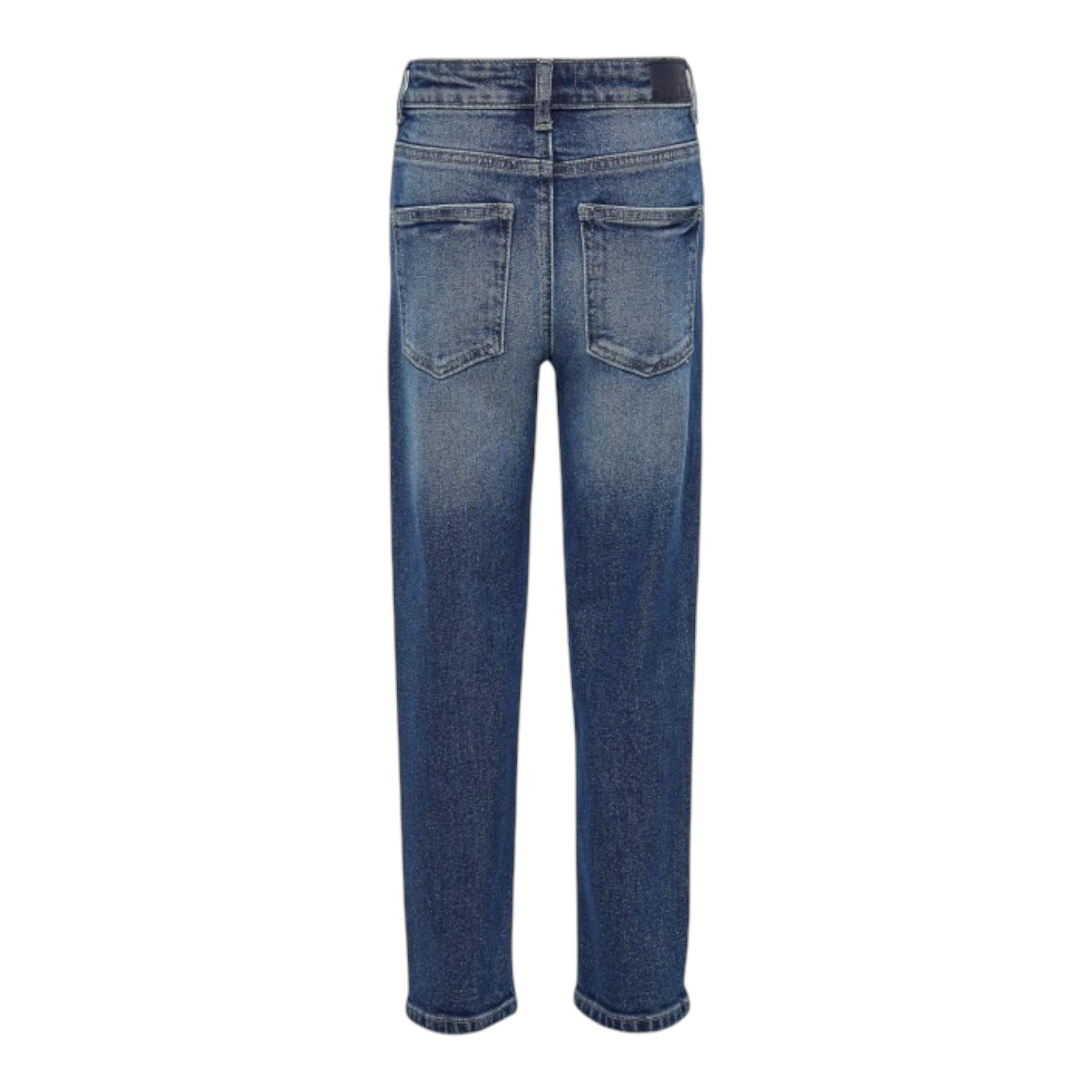 ONLY jeans tinta unita con girovita regolabile Blu per Bambina 15264774 BLU ONLY 