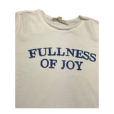 Zhoe & Tobiah T-Shirt Girocollo Tinta Unita con Stampa per Bambino BSE13M PANNA ZHOE & TOBIAH 