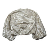 Miss Grant Giubbino Tinta Unita con Zip per Bambina MG1323 ORO MISS GRANT 