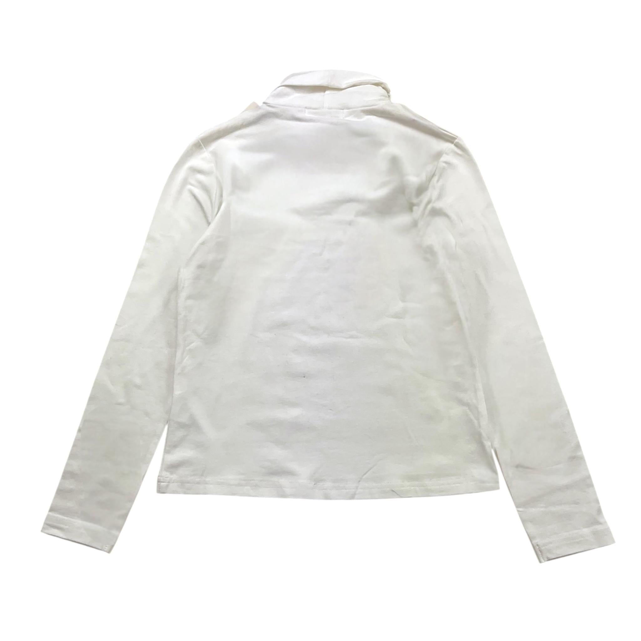 TO be too shirt collo alto tinta unita Bianco per Bambina TFJF24T402 BIANCO TO be too 