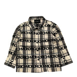 JOHN RICHMOND camicia tinta unita logata con fantasia Panna per Neonato RIA25109CA PANNA JOHN RICHMOND 