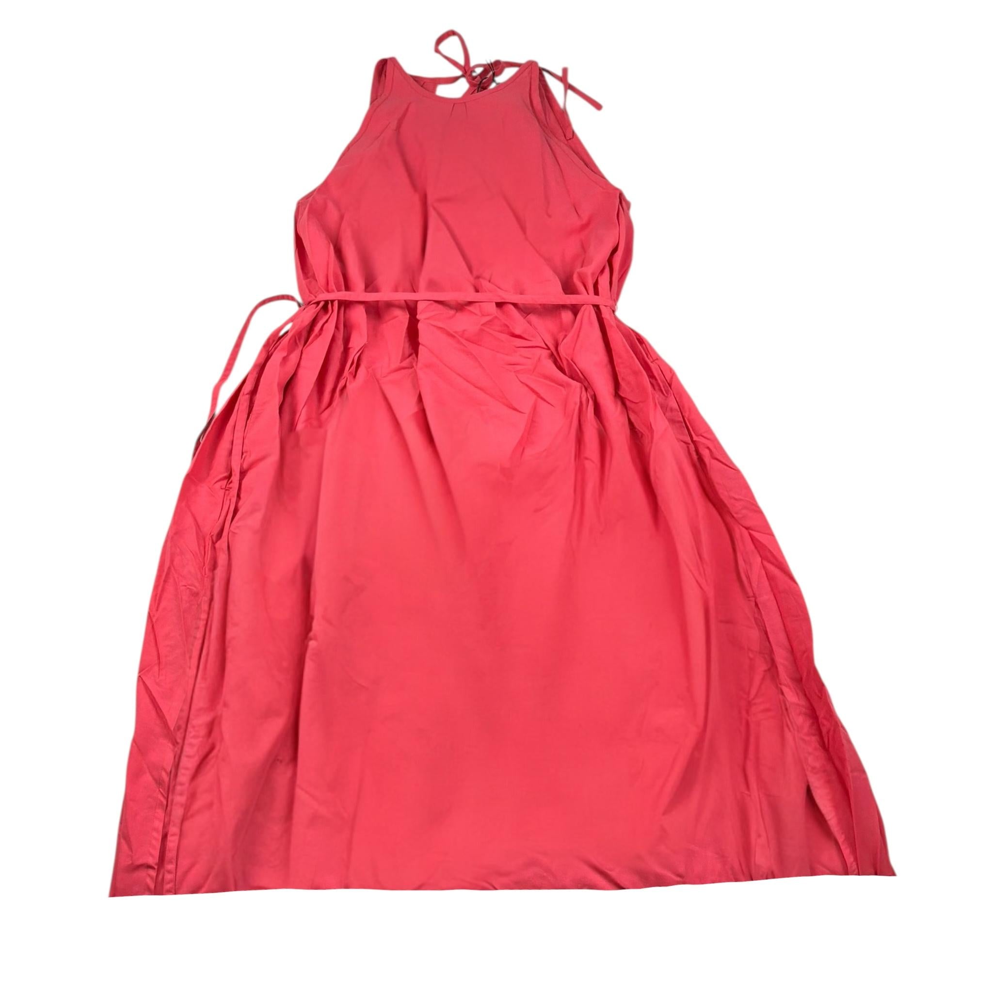 Xacus Abito Tinta Unita Giromanica per Bambina SANDY SALMONE XACUS 