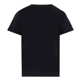 Balmain T-Shirt Girocollo Tinta Unita con Stampa per Bambino BT8P41X NERO BALMAIN 