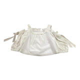 A' La Page Camicia Tinta Unita Modello Top per Bambina ANEMONE BIANCO A' LA PAGE 