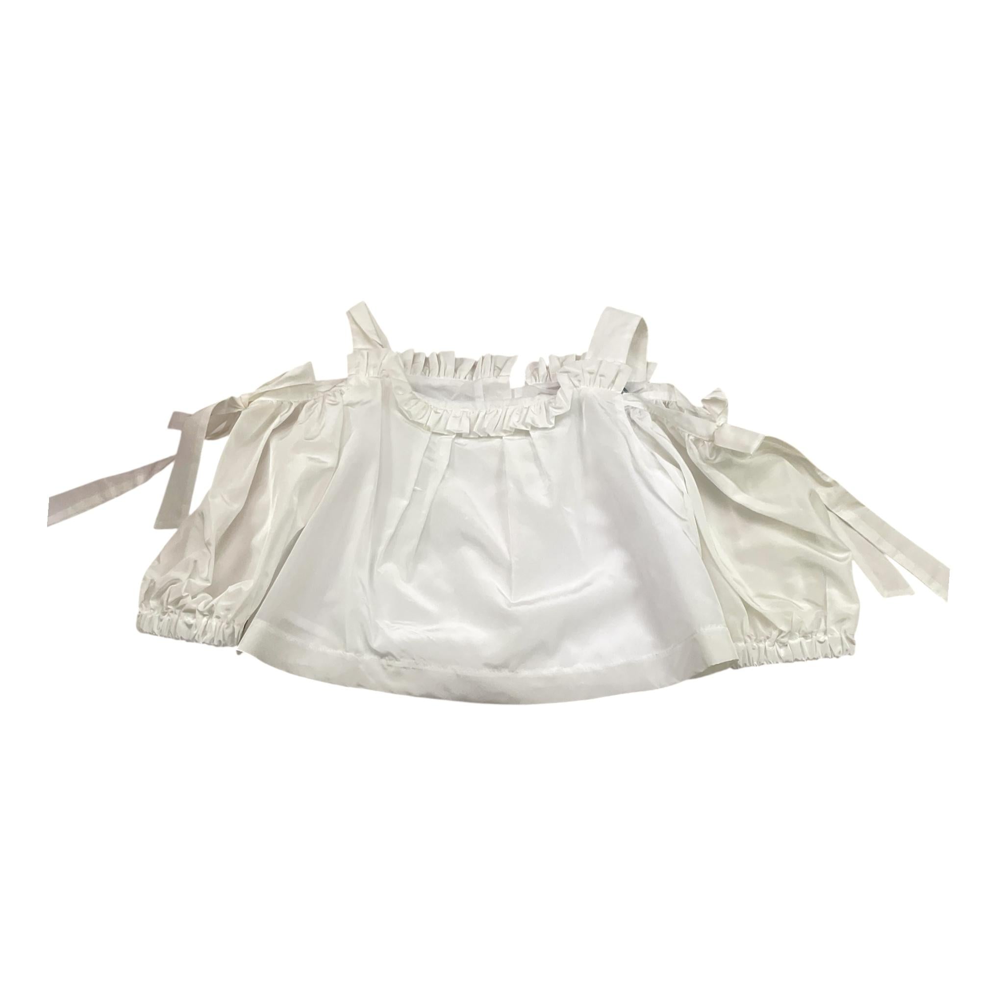 A' La Page Camicia Tinta Unita Modello Top per Bambina ANEMONE BIANCO A' LA PAGE 