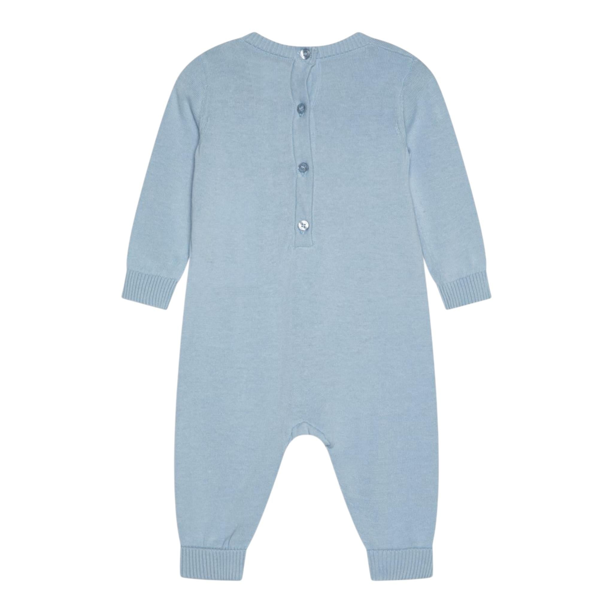 Guess Tutina Tinta Unita con Stampa per Neonata S5RG15Z3KZ1 AZZURRO GUESS 