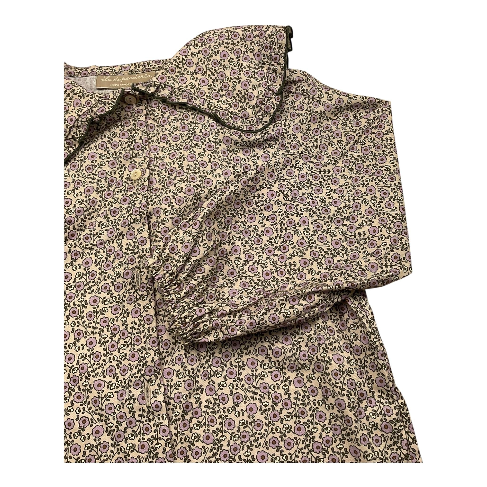 LA STUPENDERIA camicia manica lunga fantasia floreale Beige per Bambina TJCM46T79 BEIGE LA STUPENDERIA 
