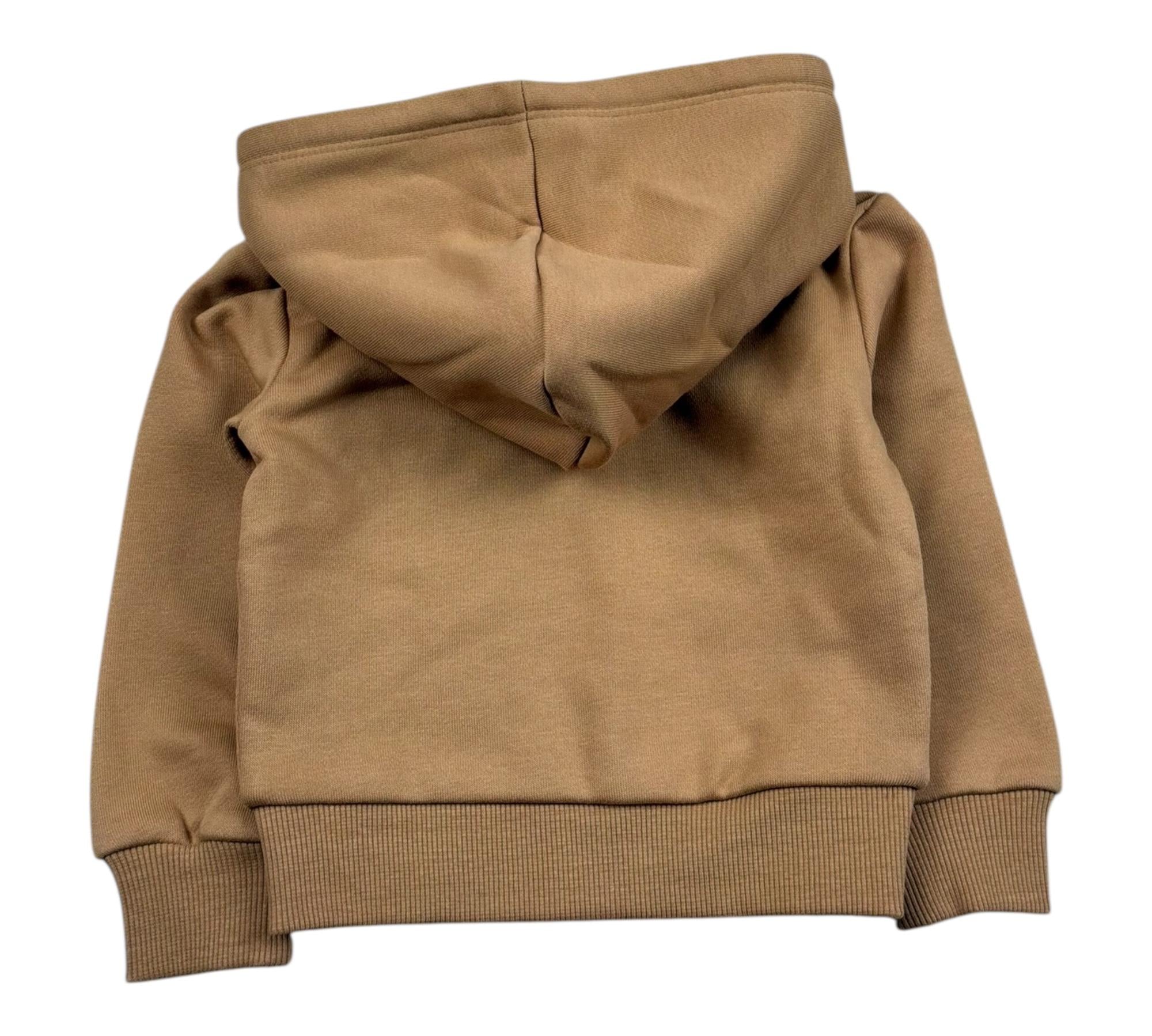 John Richmond Felpa con Zip E Cappuccio Tinta Unita con Logo per Neonato RIP26004FE MARRONE JOHN RICHMOND 