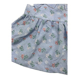 Tartine Et Chocolat Camicia Giromanica Fantasia Quadretti Azzurro Per Neonata