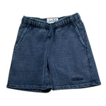 Saint Barth Bermuda In Denim Tinta Unita con Elastico In Vita per Bambino 00490L BLU SAINT BARTH 