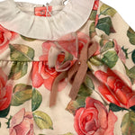 BARCELLINO completo 2pz camicia-leggins con fantasia fiori Bianco per Neonata 106203 BIANCO BARCELLINO 