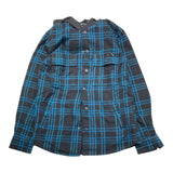 ANTONY MORATO camicia tinta unita con cappuccio e fantasia a righe Nero per Bambino MKSL00259 NERO ANTONY MORATO 