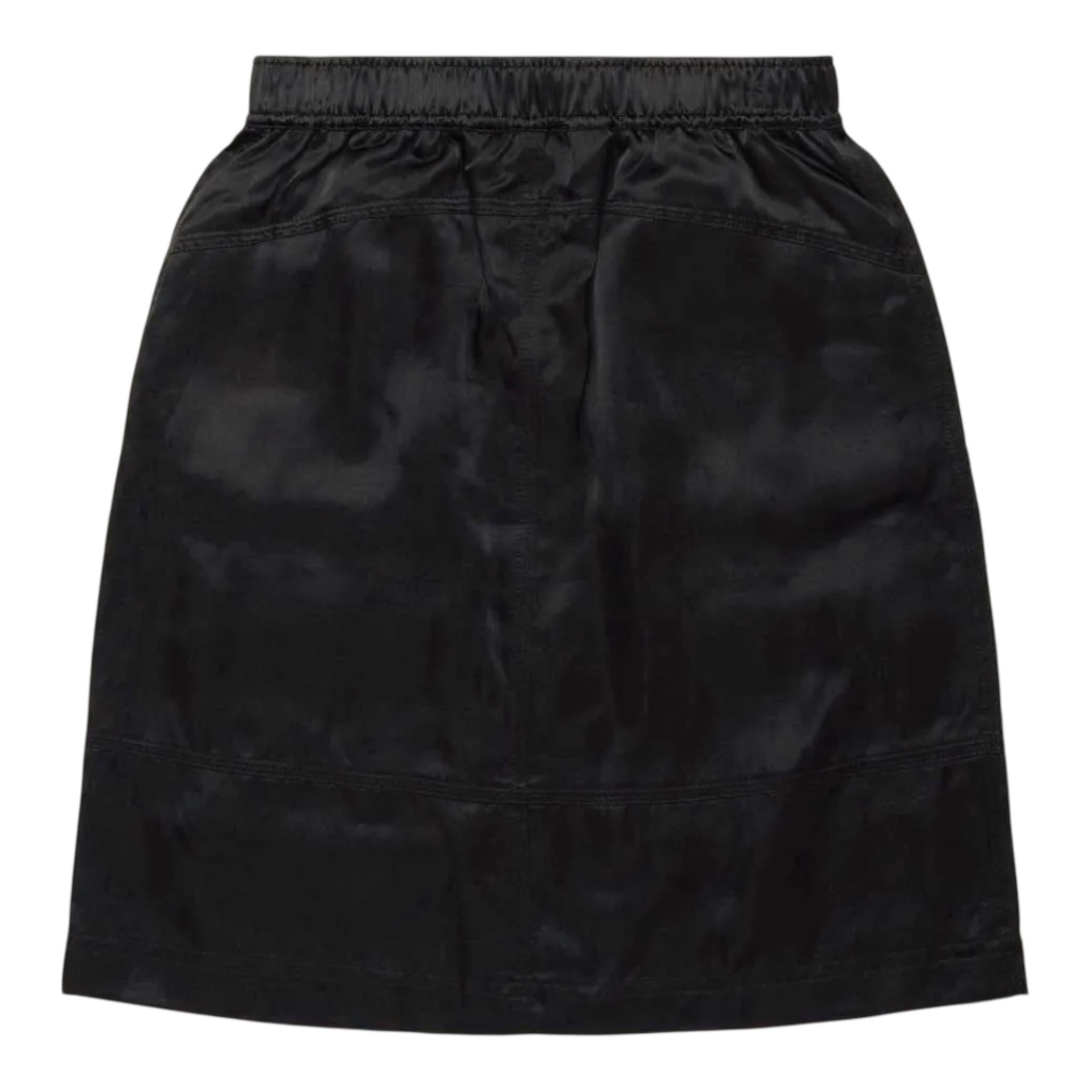 DIESEL gonna tinta unita con elastico in vita e zip Nero per Bambina J01951 NERO DIESEL 