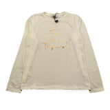DIXIE shirt girocollo tinta unita con stampa Panna per Bambina LB26030G56 PANNA DIXIE 