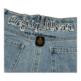 Refrigiwear Short In Denim Tinta Unita con Girovita Regolabile per Bambina 314PRFJS25 AZZURRO REFRIGIWEAR 