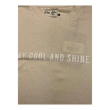Dan John T-Shirt Tinta Unita Girocollo Con Stampa Beige Per Bambino