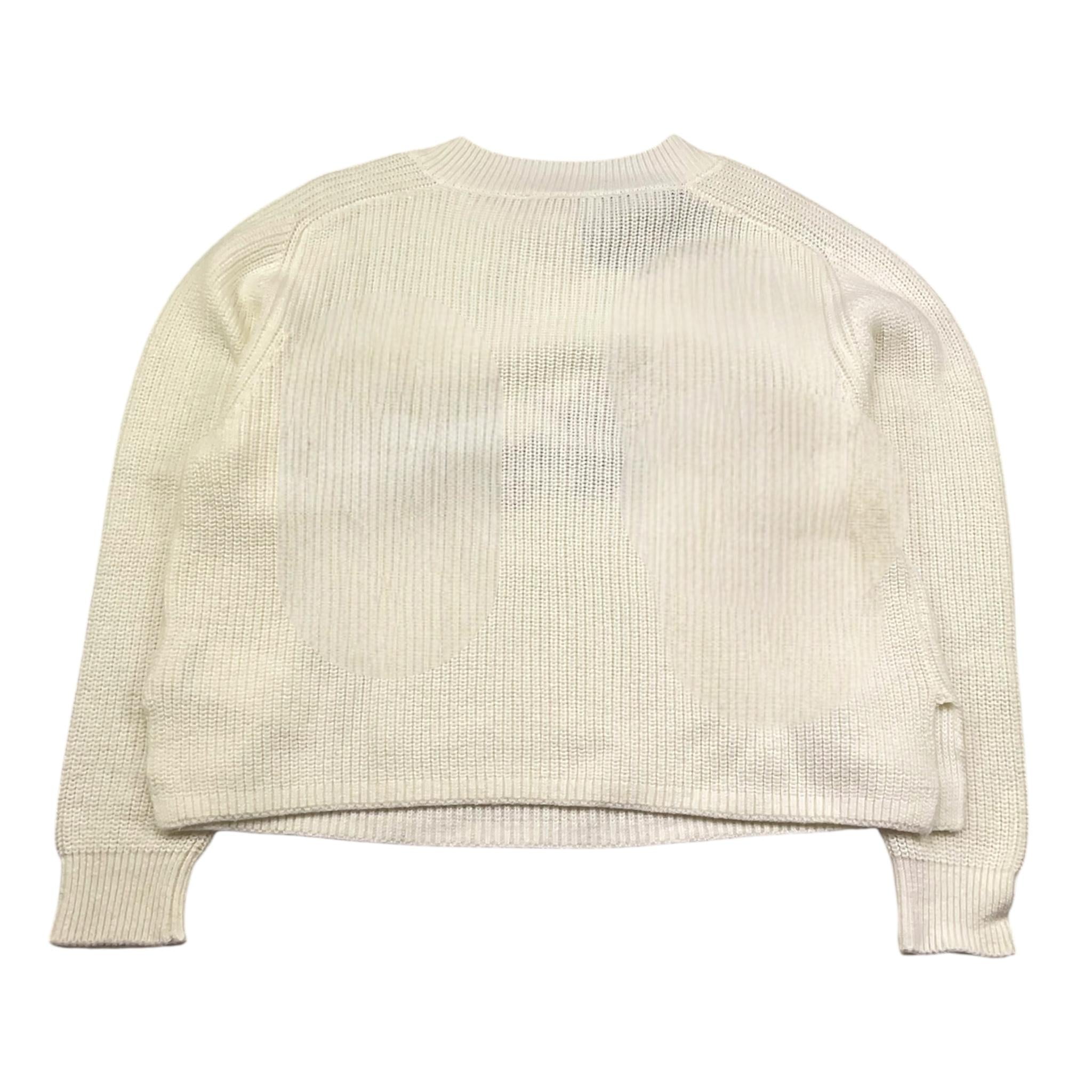 Philosophy Maglia Girocollo Tinta Unita con Logo per Bambina I9E610 PANNA PHILOSOPHY 