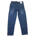 Name.It Jeans Tinta Unita Con Girovita Regolabile Blu Per Bambino