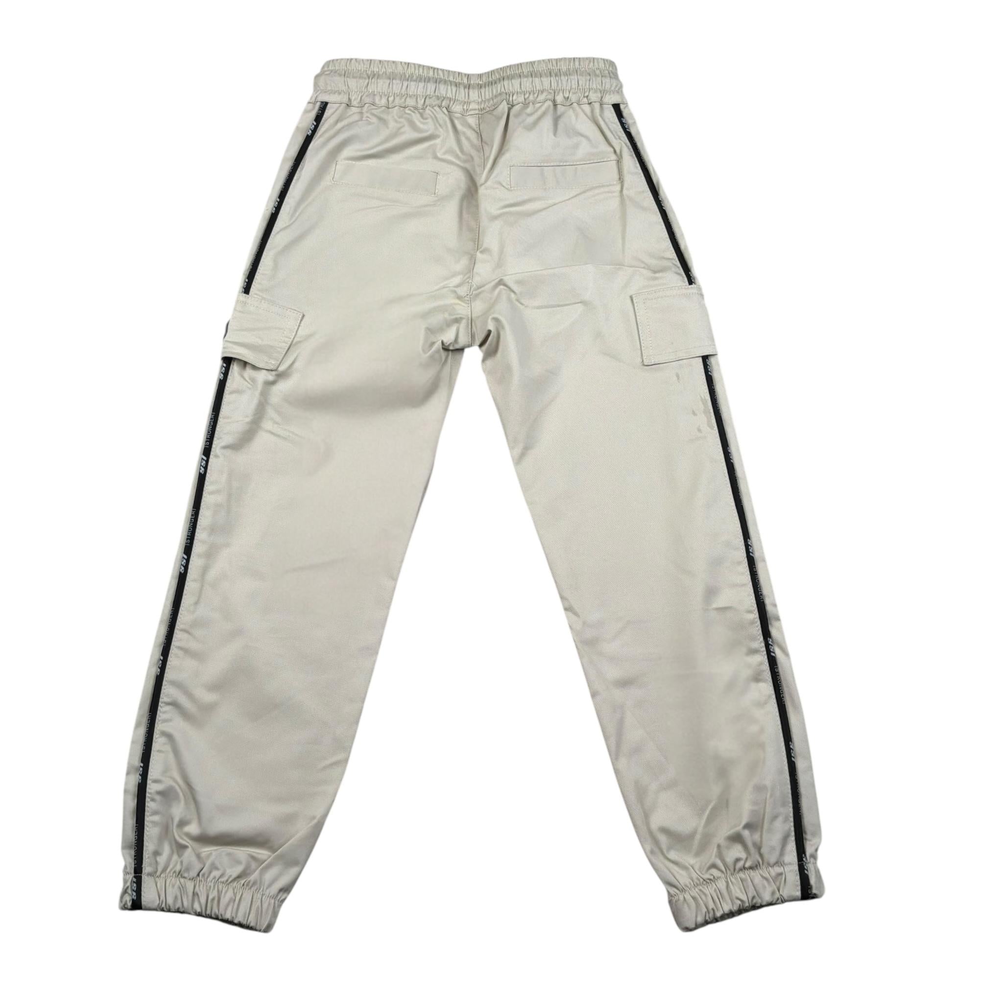 Yes London Pantalone Tinta Unita con Elastic In Vita per Bambino JR3083 BEIGE YES LONDON 