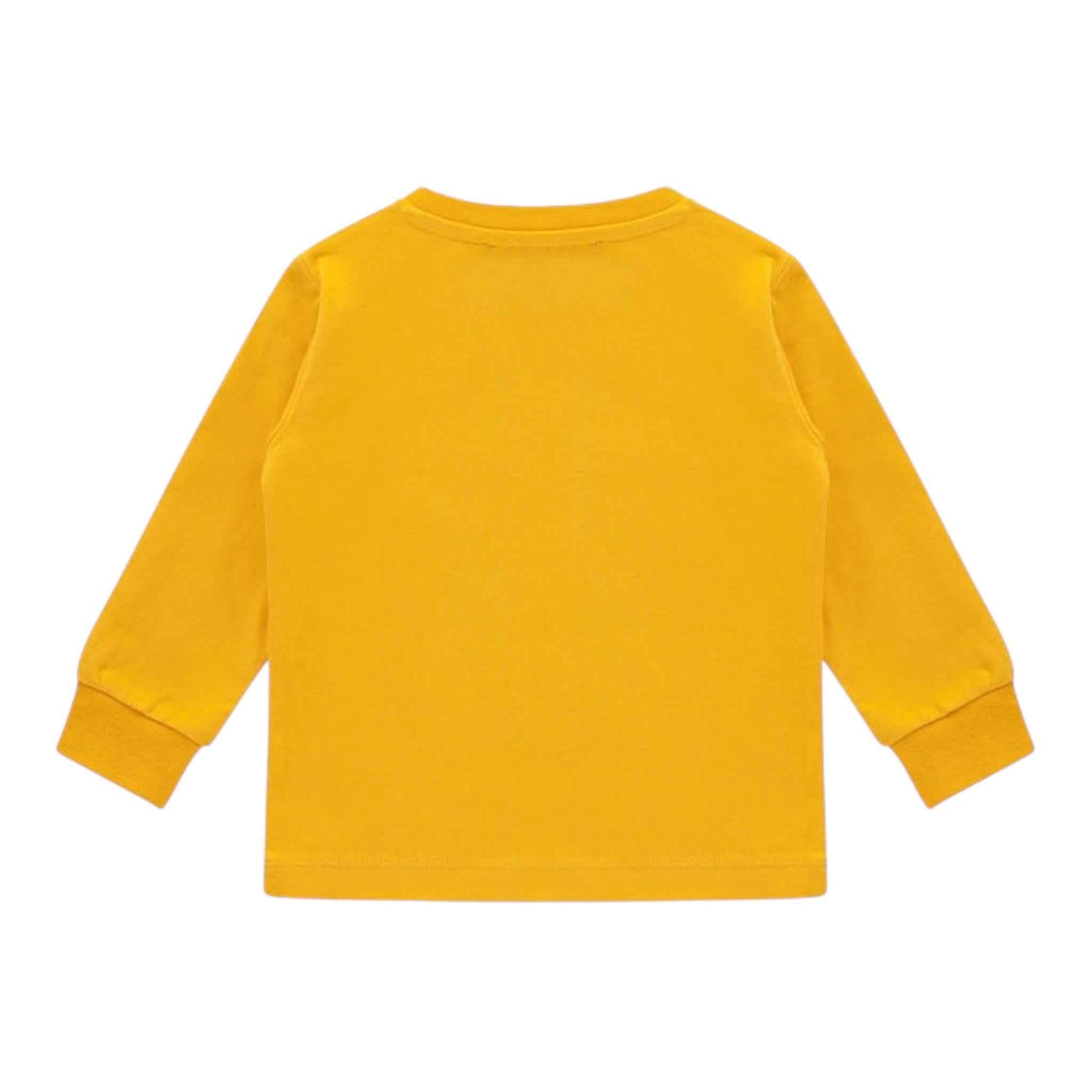 ICEBERG shirt girocollo tinta unita con stampa in contrasto Giallo per Neonato TSICE5324B GIALLO ICEBERG 