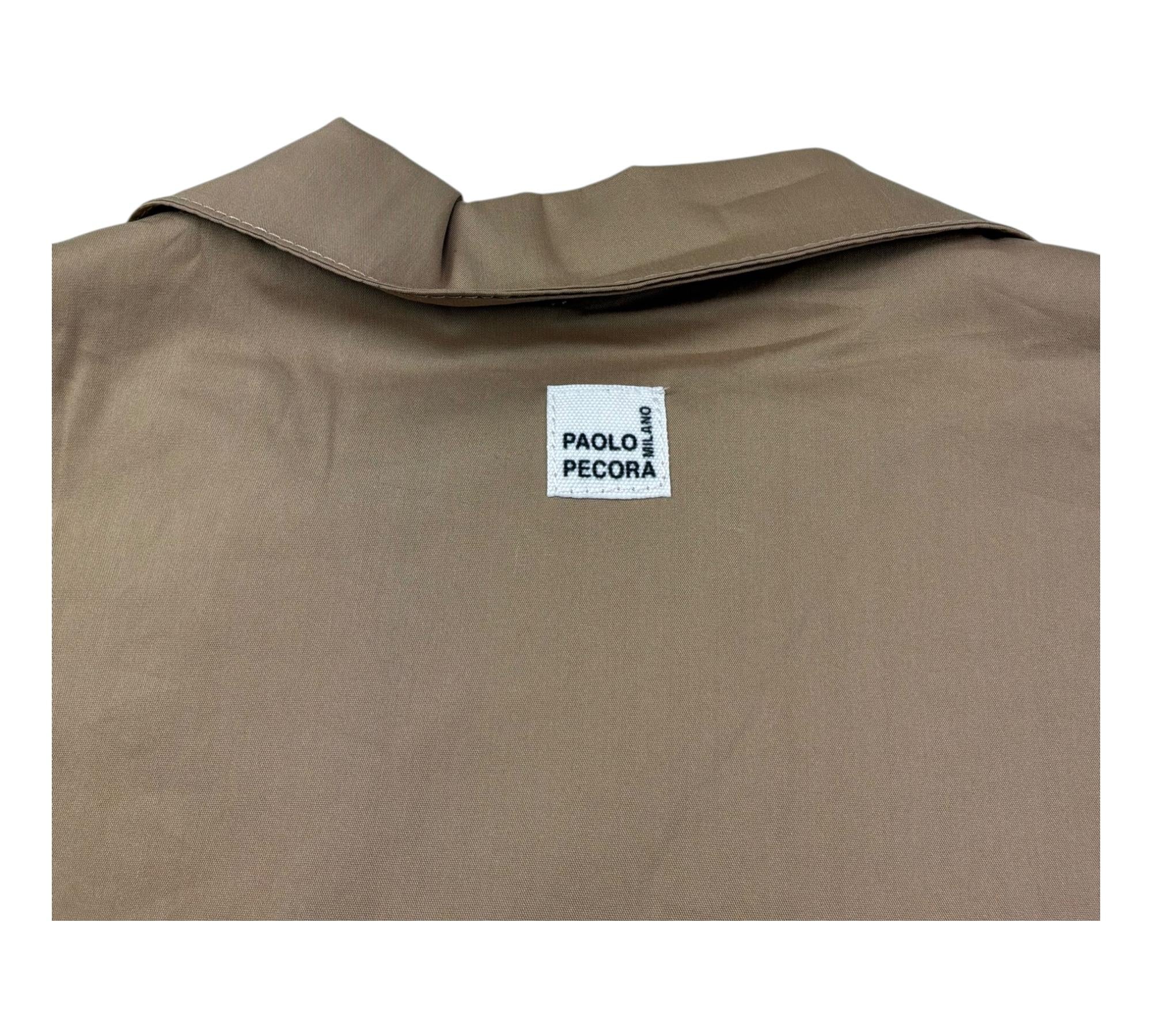 Paolo Pecora Camicia Mezza Manica Tinta Unita per Bambino PP4332 BEIGE PAOLO PECORA 