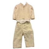 MINU' completo 4 pezzi cardigan-camicia-pantalone-papilln Panna per Neonato M3953L4 PANNA MINU' 