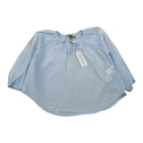 Please Camicia Tinta Unita Manica Lunga per Bambina CC21080G72 AZZURRO PLEASE 