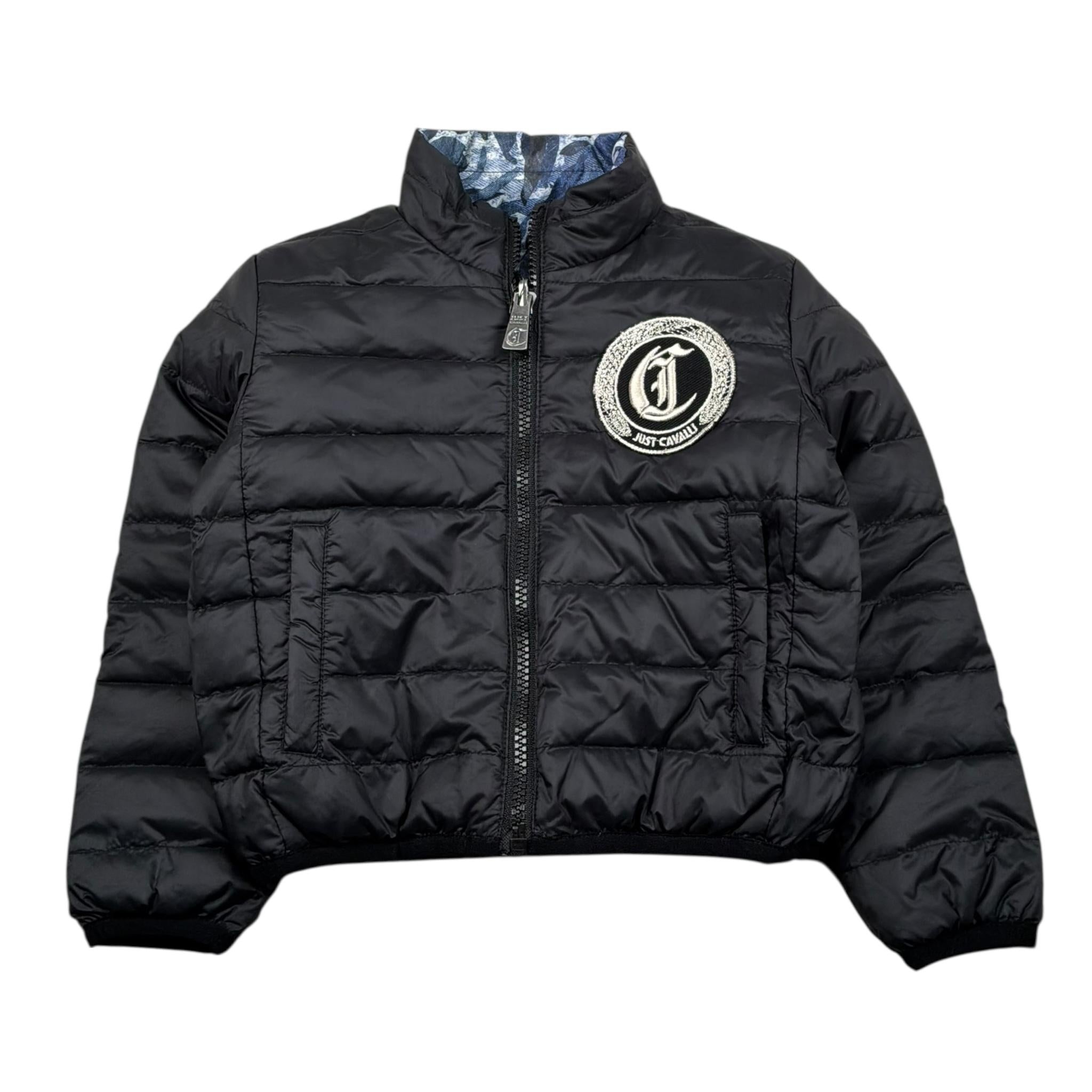 Just Cavalli Giubbino Reversibile Bicolore per Neonato JIP26089PI NERO/BLU JUST CAVALLI 