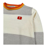 Trussardi Maglia Girocollo Bicolore per Bambino TBP26084MA BEIGE TRUSSARDI 