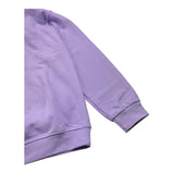 DISCLAIMER felpa tinta unita con cappuccio e stampa Lilla per Bambina 24IDK58300 LILLA DISCLAIMER 