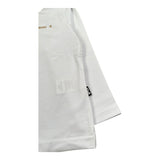 Daniele Alessandrini Shirt Girocollo Tinta Unita con Logo per Neonato 1291M00030 BIANCO DANIELE ALESSANDRINI 