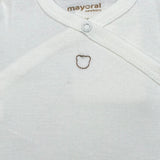 Mayoral Body Mezza Manica Tinta Unita per Neonato 2707M BIANCO MAYORAL 