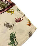 Dixie Pantalone Tinta Unita con Fantasia Modello A Palazzo per Bambina PE67364G74 PANNA DIXIE 