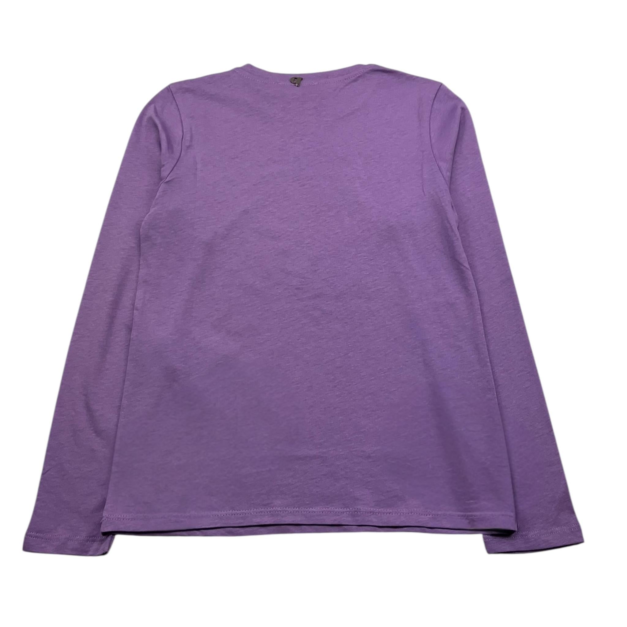 DIXIE shirt girocollo tinta unita cn stampa Lilla per Bambina LB35030G56 LILLA DIXIE 