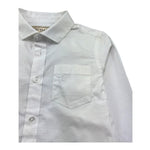 Trussardi Camicia Manica Lunga Tinta Unita con Taschino per Bambino TBP26028CA BIANCO TRUSSARDI 