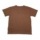 Paolo Pecora T-Shirt Girocollo Tinta Unita per Bambino PP3926 MARRONE PAOLO PECORA 