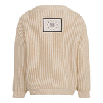 Dou Dou Maglia Tinta Unita con Logo Retro per Bambina DW9P10X BEIGE DOU DOU 